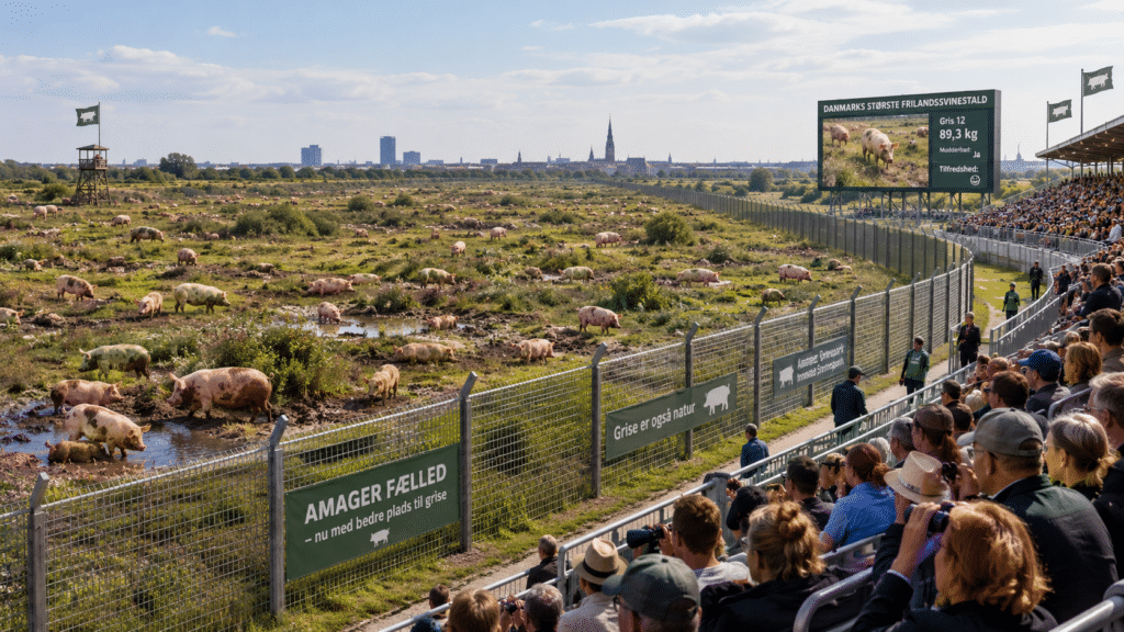 Amager Fælled bliver Danmarks største frilandssvinestald