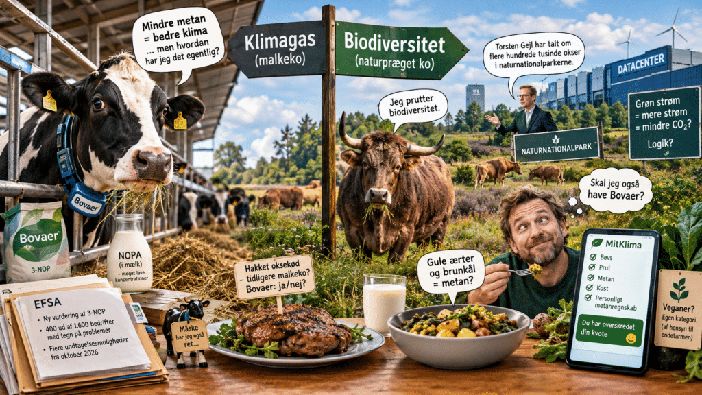 Når koen skal på Bovaer – men oksen får lov at prutte frit