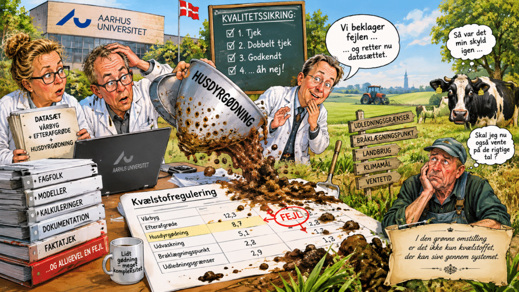 AU har regnet forkert